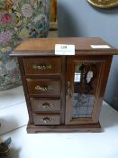 Wooden Cased Jewellery Box