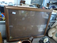 Wood Framed Glazed Noticeboard