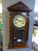 Wood Cased Pendulum Wall Clock