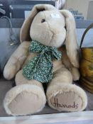 Harrods Plush Fur Rabbit Soft Toy