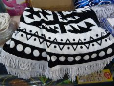 *Black & White Beach Blanket