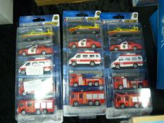 *Three Teamster Diecast Vehicle Sets