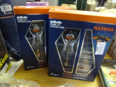 *Two Gillette Fusion Proglide Flexball Shaving Set