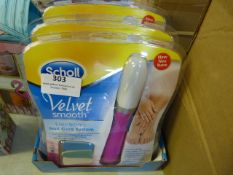 *Three Scholl Velvet Smooth Electronic Nail Care S
