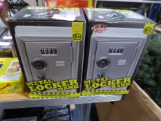 *Two Metal Locker Banks