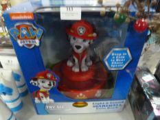 *Paw Patrol Light & Sound Marshall Coin Bank
