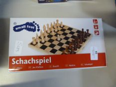 *Smallfoot Wooden Chess Game