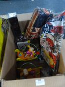 *Box Containing Bath Poncho, Locker Bank, Wooden R