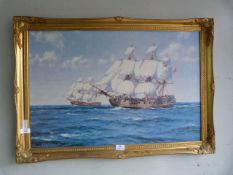 Gilt Framed Print - Duke & Duchess by Montague Daw
