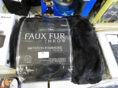*Urban Bliss Faux Fur Throw