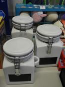 *Canister Storage Jars 3pk