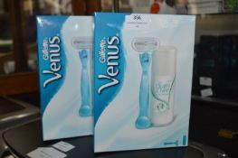 *Two Gillette Venus Ladies Shaving Sets