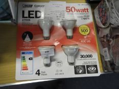 *Feit Gu10 Dimmable Light Bulbs 4pk