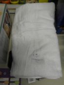 *Charisma White & Taupe Bath Sheet