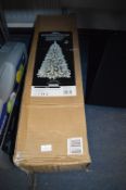 *180cm Pre Lit Flocked Pine Christmas Tree
