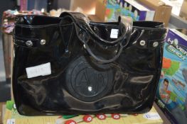 Armani Jeans Black Tote Handbag