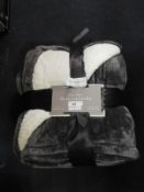 *Velvet Sherpa Blanket