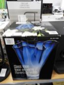 *Navy Blue Glass Vase