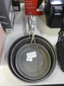 *Henckels Capri Granitium Fry Pan 3pc Set