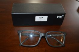 *Mont Blanc Matt Black Plastic Spectacle Frames