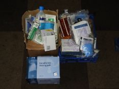 *Assorted First Aid Dressings, etc.