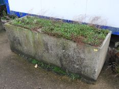 *Large Planted Concrete Trough