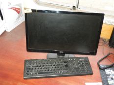 *Acer Flatscreen Monitor, Keyboard and Mouse