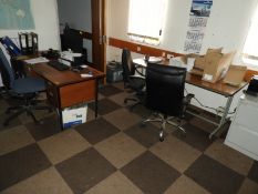 *Remaining Contents of Office Including; Three Dra