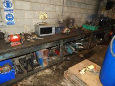 *Work Bench Fitted with Record Engineers Vice and