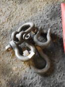*Four Heavy Duty Shackles