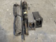*Pair of Wheel Chocks, Jacking Handles, etc.