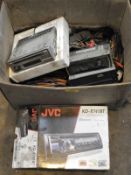 *Box Containing Assorted Car Stereos