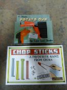 *Potato Gun and Chopsticks Game