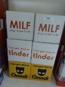 *Six Assorted Novelty Mugs