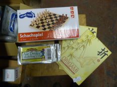 *Smallfoot Wooden Chess Set, Two Origami Sets and