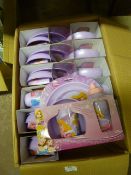 *Box of 12 Disney Princess Dinner Sets