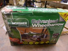 *Kingfisher Galvanised Wheelbarrow