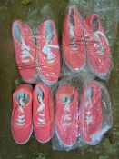 *Four Pairs of Pink Trainers Size:3