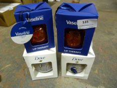 *Vaseline Lip Therapy 2x20g and Dove Body Cream 2x