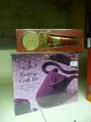 *Knitting Craft Kit and a Baylis & Harding Body Bu