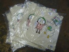 *Twelve Sarah & Duck Hullo T-Shirts Size:12-18 Mon
