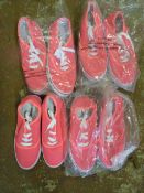 *Four Pairs of Pink Trainers Size:3