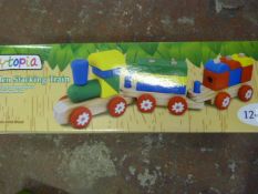 *Toytopia Wooden Stacking Train