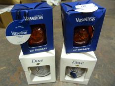 *Vaseline Lip Therapy 2x20g and Dove Body Cream 2x