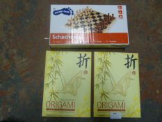 *Two Origami Kit and a Smallfoot Chess Board