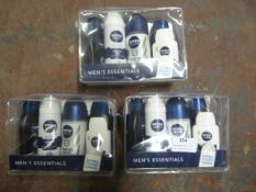 *Three Nivea Men Shaving Gift Sets