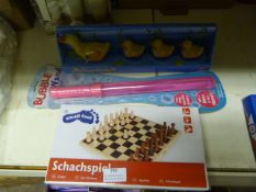 Wind Up Duck Family Bubble Wand and a Smallfoot Ch