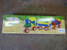 *Toytopia Wooden Stacking Train