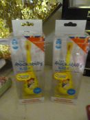 *Two Rockabilly Electric Toothbrushes