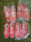 *Four Pairs of Pink Trainers Size:3